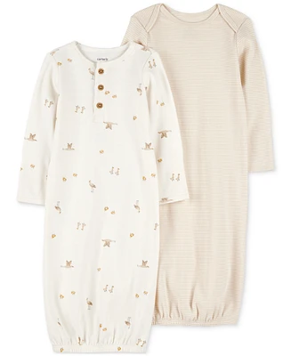 Carter's Baby 2-Pk. Cotton Sleeper Gowns