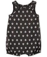Carter's Baby Girls Floral-Print Cotton Romper