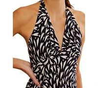 Free People Women's Cecil Sleeveless Halter Mini Dress