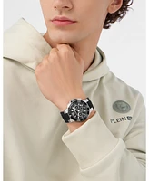 Plein Sport Men's Titan Chronograph Date Quartz Silicone Strap Watch