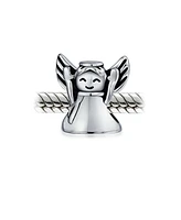 Bling Jewelry Happy Guardian Fairy Halo Angel & Star Charm Bead Silver European Bracelet