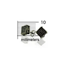 Bling Jewelry Black Geometric Square Pave Cz Cubic Zirconia Square Stud Earrings Black Plated .925 Sterling Silver