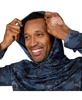 Free Country Men's SunFree Upf Printed Hoodie