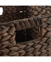 Casafield 10.5" x 10.5" Water Hyacinth Storage Baskets