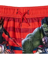 Spider-Man Toddler Boys Marvel Avengers Spidey and His Amazing Friends Upf 50+ Swim Trunks to