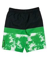 Minecraft Boys Steve Creeper Alex Skeleton Swim Trunks Bathing Suit to