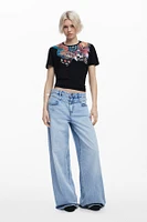 Desigual Women's T-shirt designed by Mr. Christian Lacroix