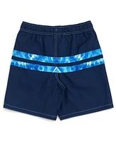 Blue Beetle Boys Dc Comics Upf 50+ Swim Trunks Bathing Suit