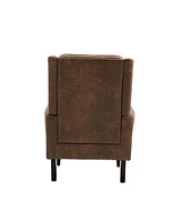 Wood Frame Armchair, Modern Accent Chair Lounge Chair For Living Room