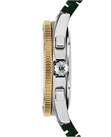 Michael Kors Men's Maritime Chronograph Green Silicone Watch, 45mm