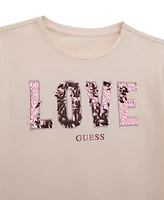 Guess Big Girls Midi Length 3D Graphic Short Sleeve T-shirt