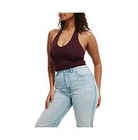 Cotton On Women's Curvy Stretch Straight Jean