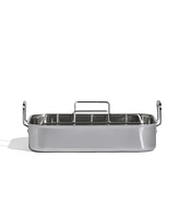 Made In Stainless Steel Clad 17" Roasting Pan