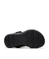 Clarks Collection Women's April Clover Riptape Flat Sandals