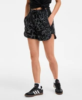 adidas Women's Essentials Printed Pull-On Cargo Short