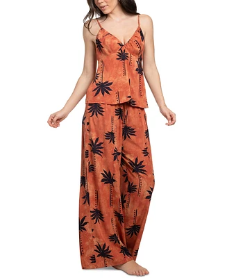 Midnight Bakery Women's Palm Cami Pant Lounge Set