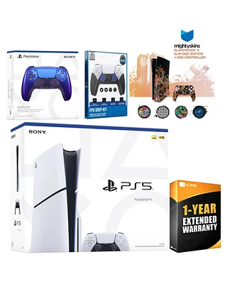 Sony Playstation 5 Slim Disc with Extra Volcanic Red Controller