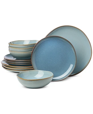 Oneida Organic Shades 12 Pc. Dinnerware Set, Service for 4