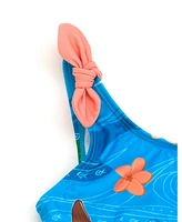 Moana Girls Disney Upf 50+ One Piece Bathing Suit