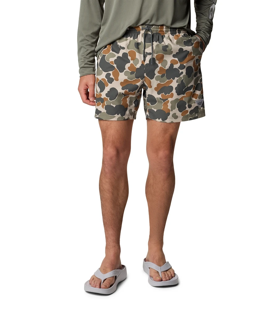 Columbia Men's Pfg Rambler Printed Water Short