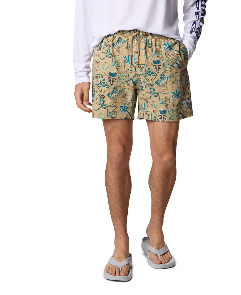 Columbia Men's Pfg Rambler Printed Water Short