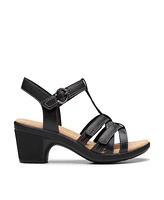 Clarks Collection Women's Emily2 Rose Block Heel Sandals