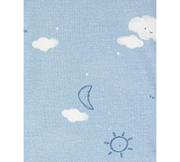 Carter's Baby Boys 5-Pk. Cotton Short-Sleeve Milk & Cookies Bodysuits