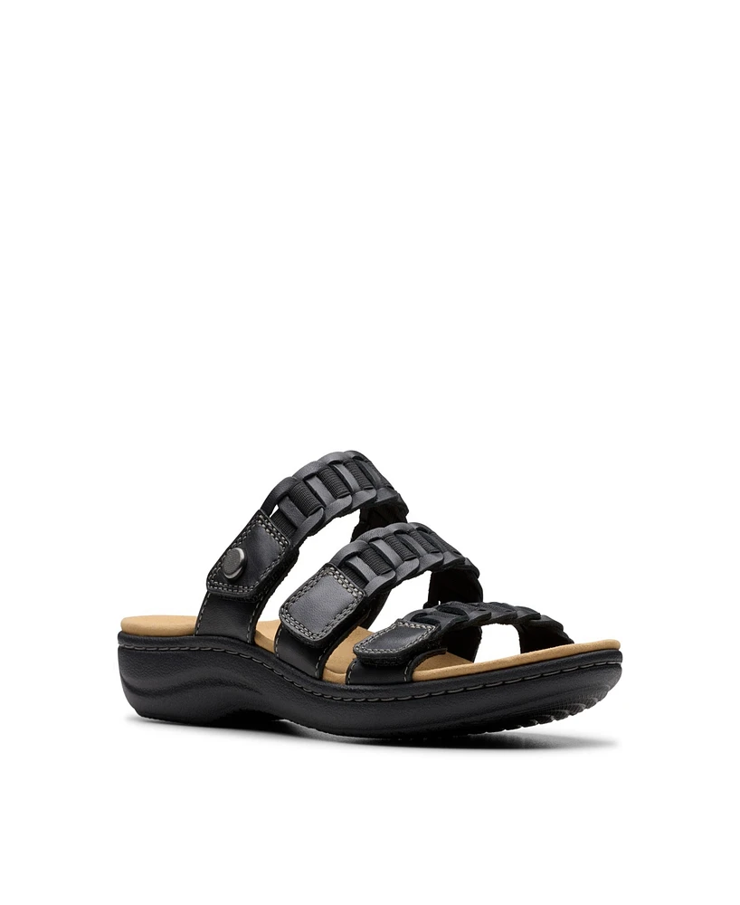Clarks Collection Women's Laurieann Hope Slip-On Flat Sandals