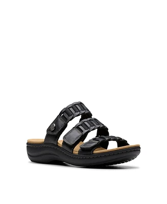 Clarks Collection Women's Laurieann Hope Slip-On Flat Sandals