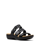Clarks Collection Women's Laurieann Hope Slip-On Flat Sandals