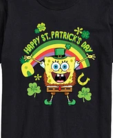 Airwaves Men's SpongeBob SquarePants St Patrick's Day Short Sleeve T-Shirt
