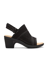 Clarks Collection Women's Emily2 Mist Block Heel Sandals