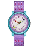 Armitron Kid's Quartz Jumpstart Lavender Nylon Watch, 32mm