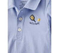Carter's Baby Boys Pickleball Cotton Romper