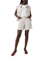 Levi's Premium Women's Cotton High Rise Baggy Shorts
