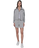 Karl Lagerfeld Women's Striped Track-Jacket