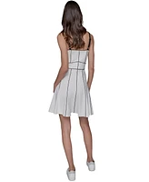 Karl Lagerfeld Paris Women's Tipped Tennis Dress