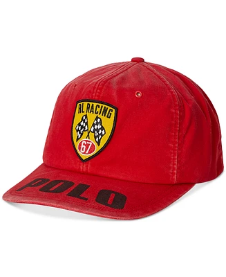 Polo Ralph Lauren Men's Racing-Patch Twill Ball Cap
