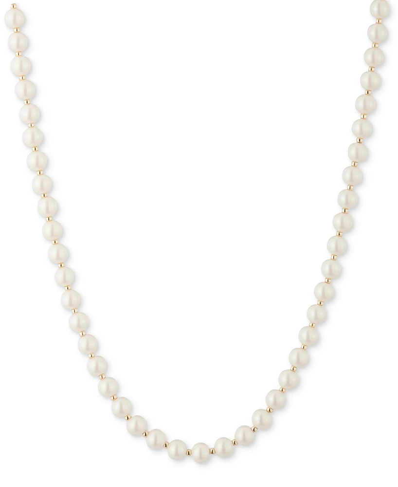 Lauren Ralph Lauren Gold-Tone Imitation Pearl 16" Collar Necklace