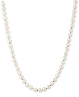 Lauren Ralph Lauren Gold-Tone Imitation Pearl 16" Collar Necklace