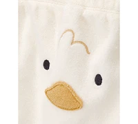 Carter's Baby Little Hooded Cardigan, Duck Bodysuit & Pants, 3 Piece Set