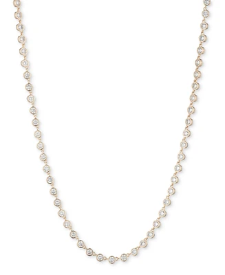 Lauren Ralph Cubic Zirconia Tennis Necklace, 16" + 3" extender