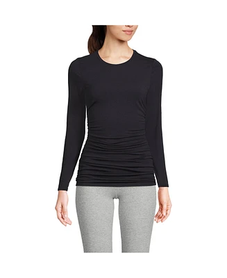 Lands' End Women's Power Performance Long Sleeve Fitted Tee