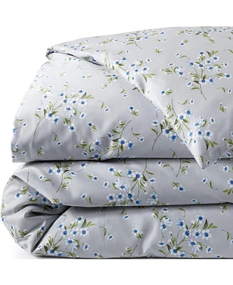 Lands' End 700 Thread Count Luxe Sateen Egyptian Cotton No Iron Duvet Bed Cover