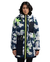 Scotch & Soda Women's Yrsa Sherpa Anorak With Fixed Hood