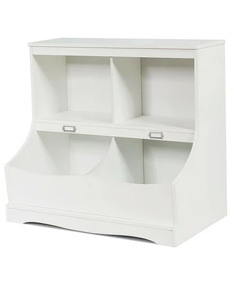 Kids Floor Cabinet Multi-Functional Bookcase
