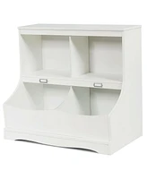 Kids Floor Cabinet Multi-Functional Bookcase