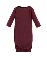 Hudson Baby Boys Thermal Gown 3pk, Football