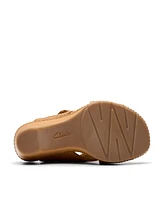 Clarks Collection Women's Seannah Nora Wedge Sandals