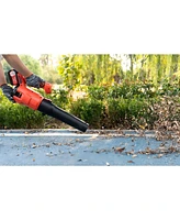 Cordless Leaf Blower Outigo, Leaf Blower with 2 21V 4.5Ah Batteries and 2 Tubes, Powerful Lightweight Handheld Garden Leaf Blower, Suitable for Dust R